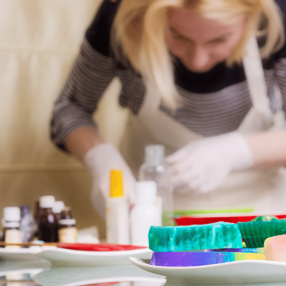 Tweens soap making craft project