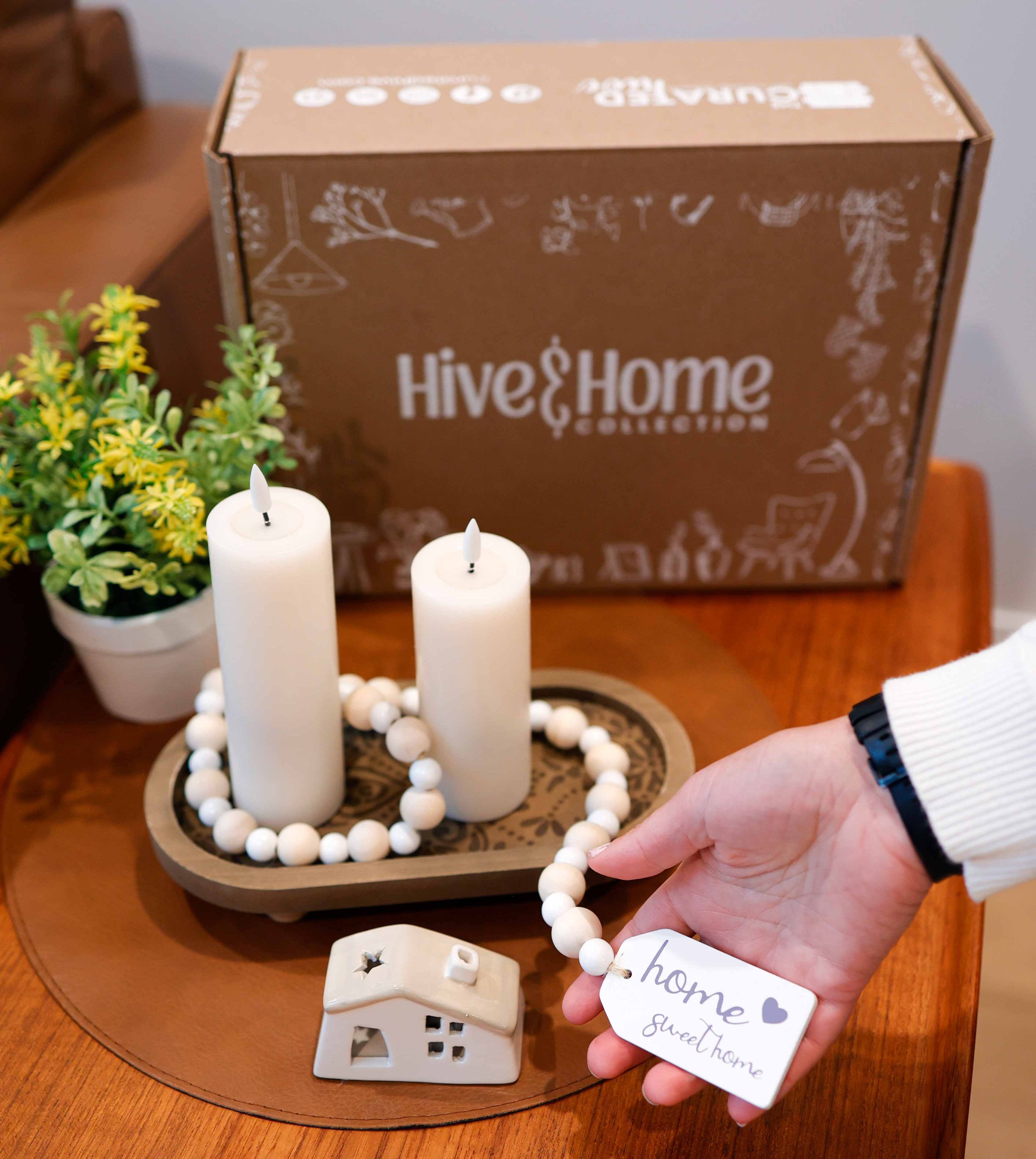 Home décor subscription box contents