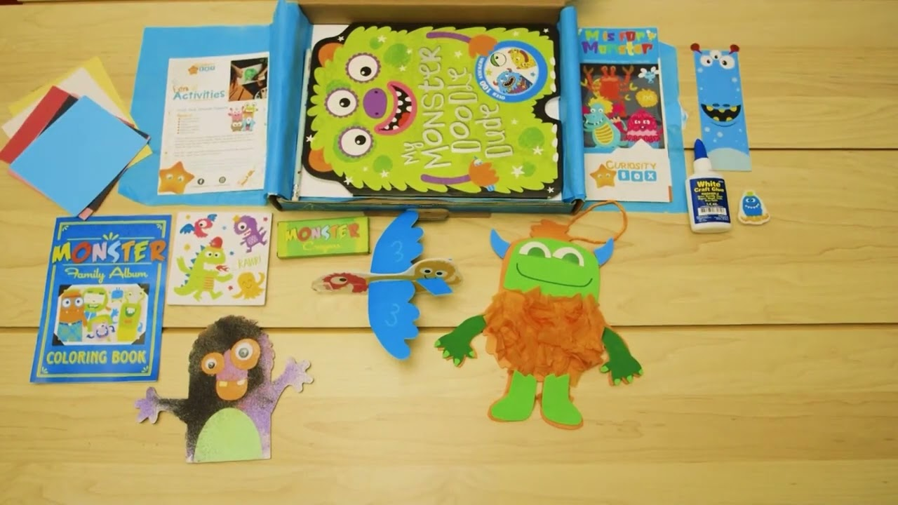 Watch: Curiosity Box Kids Creation Station Boxes