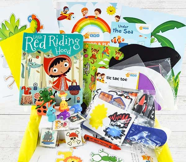 Parent and child doing crafts together from Curiosity Box